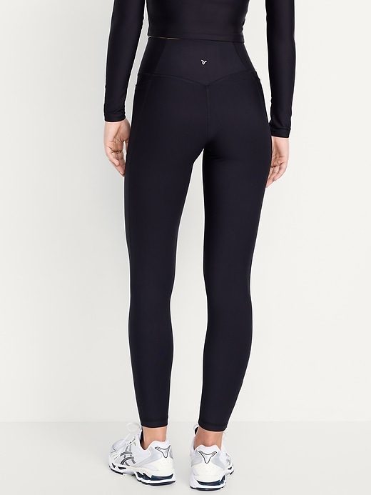 Image number 2 showing, Extra-High Waisted PowerSoft Boundless 7/8 Pocket Leggings – No Front Seam