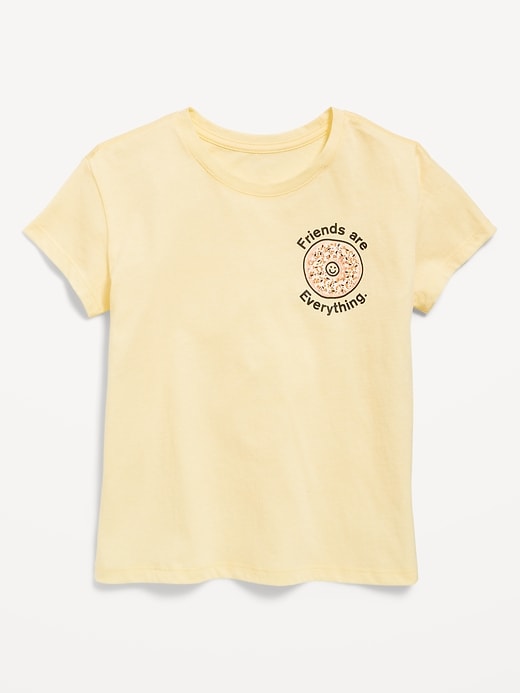 Image number 1 showing, Short-Sleeve Graphic T-Shirt for Girls