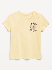 Image number 1 showing, Short-Sleeve Graphic T-Shirt for Girls