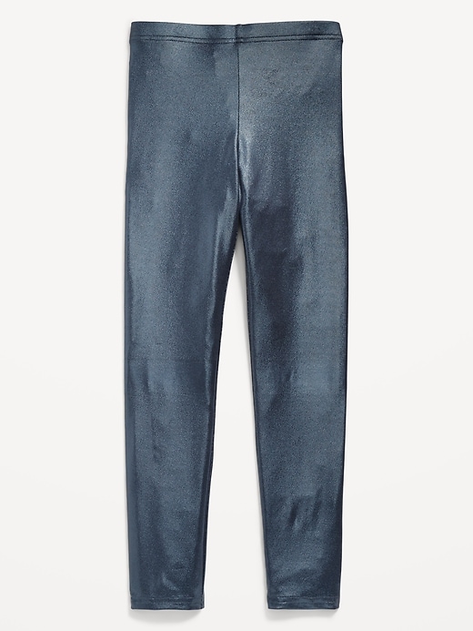 L'image numéro 1 présente Legging à motif métallisé scintillant pour fille