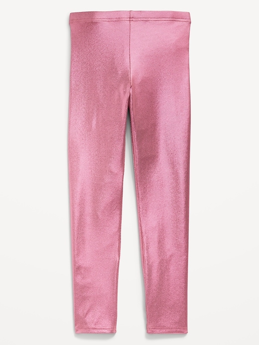 L'image numéro 1 présente Legging à motif métallisé scintillant pour fille