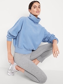 Image number 3 showing, Oversized Performance Microfleece Sweatshirt