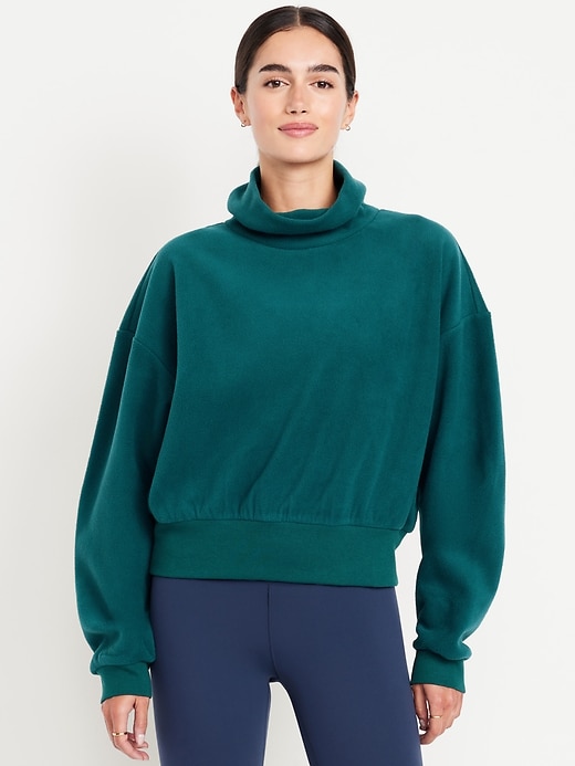 Image number 1 showing, Oversized Performance Microfleece Sweatshirt