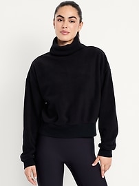 Image number 1 showing, Oversized Performance Microfleece Sweatshirt