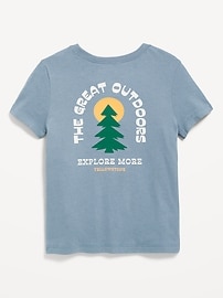 L'image numéro 2 présente T-shirt à manches courtes à imprimé unisexe pour tout-petit