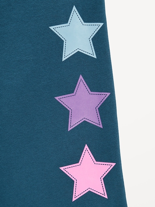 Image number 5 showing, Favorite Fleece High-Waisted Wide-Leg Sweatpants for Girls