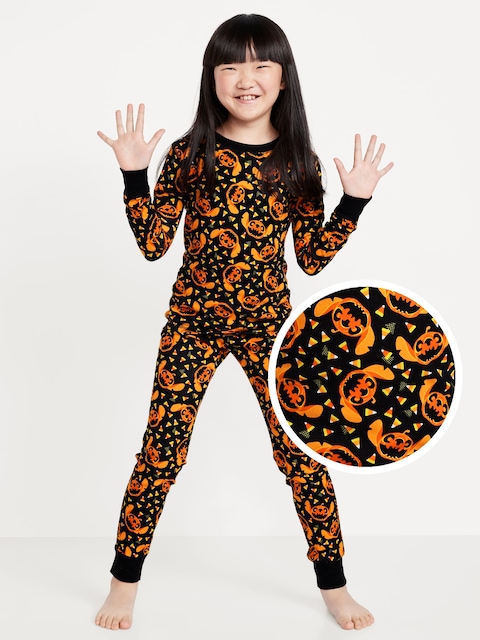 Disney© Halloween Stitch Gender-Neutral Snug-Fit Graphic Pajama Set for Kids - Stitch