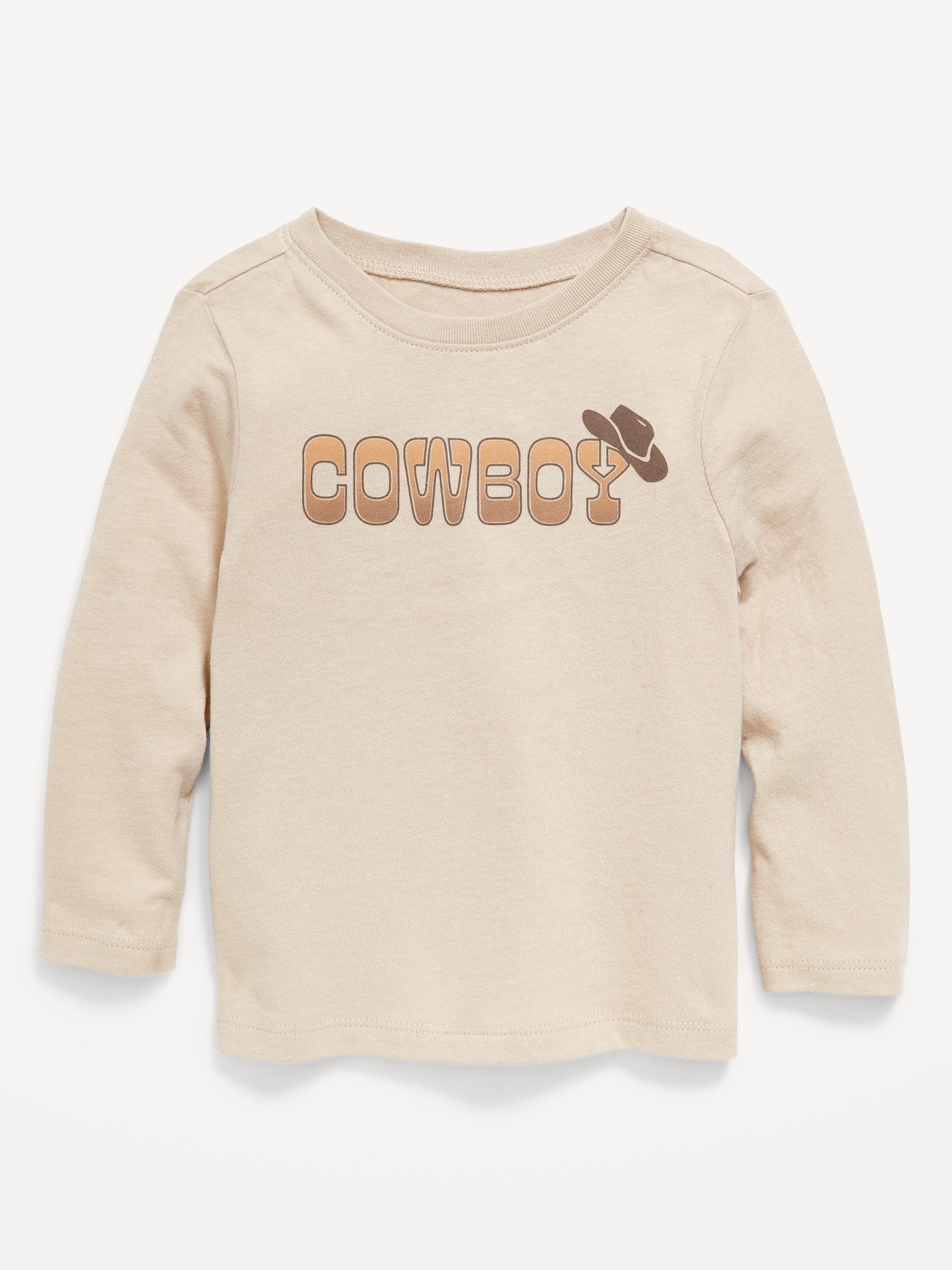 Long-Sleeve Unisex Graphic T-Shirt for Toddler