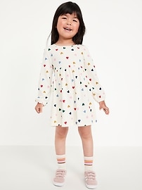 Image number 2 showing, Long-Sleeve Fit and Flare Dress 2-Pack for Toddler Girls