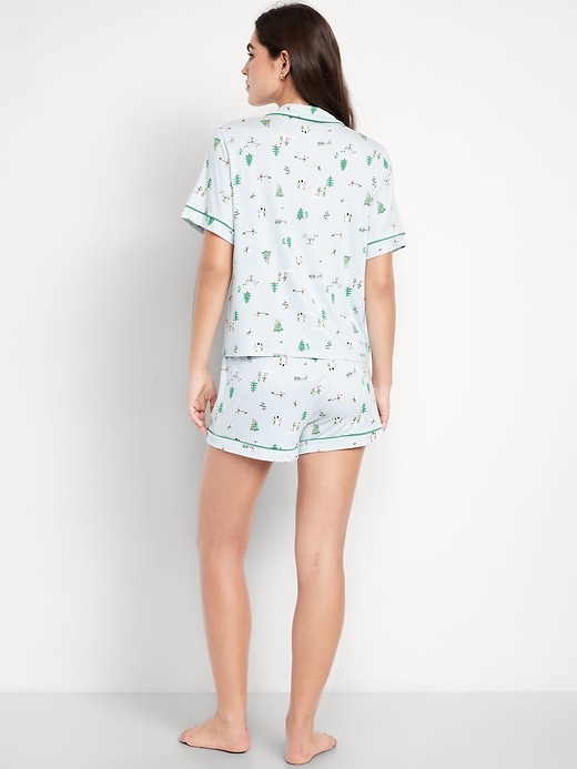 L'image numéro 2 présente Ensemble short en tricot de jersey Grasse matinée