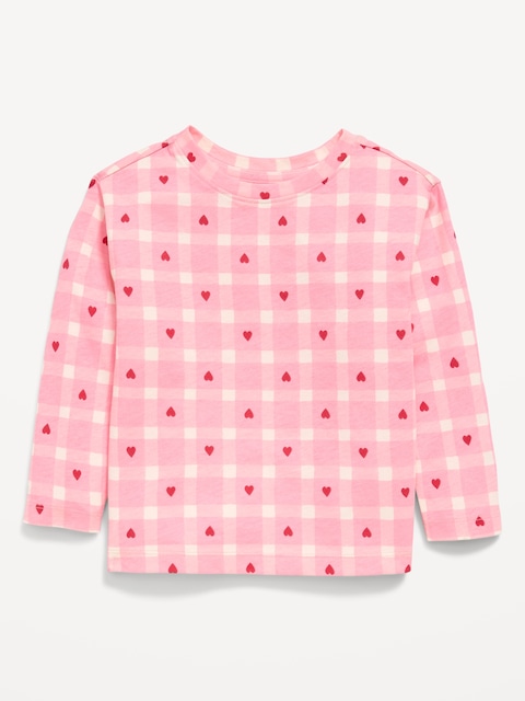 Printed Long-Sleeve T-Shirt for Toddler Girls
