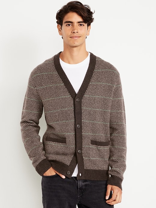 Image number 1 showing, So-Soft V-Neck Cardigan Sweater
