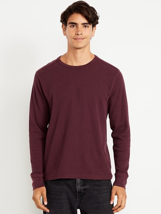 Image number 1 showing, Waffle-Knit T-Shirt