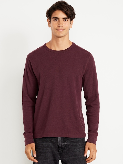 Waffle-Knit T-Shirt - Raisin Arizona