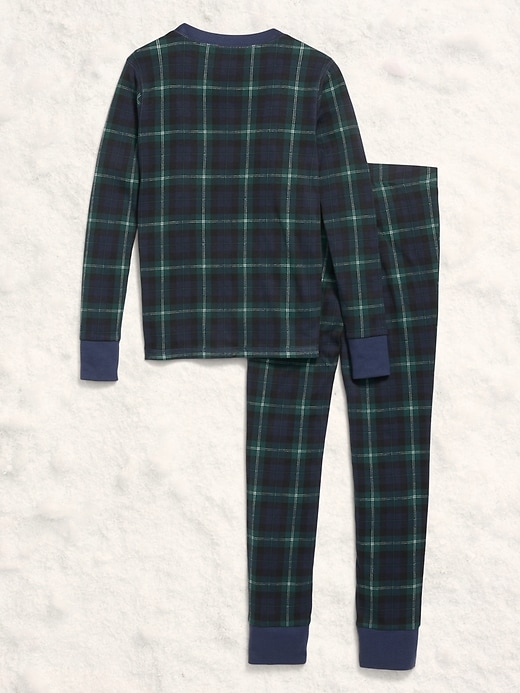 Image number 2 showing, Gender-Neutral Snug-Fit Graphic Pajama Set for Kids