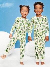 Image number 1 showing, Printed Snug-Fit Pajama Set for Toddler & Baby