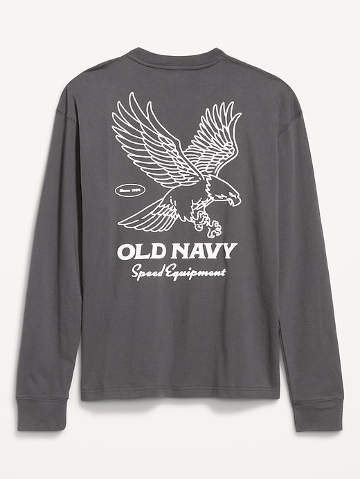 Image number 2 showing, Heavyweight Long-Sleeve Logo-Graphic T-Shirt