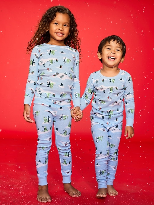 Image number 1 showing, Old Navy x Star Wars Unisex Graphic Snug-Fit Pajama Set for Toddler & Baby