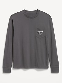 Image number 1 showing, Heavyweight Long-Sleeve Logo-Graphic T-Shirt