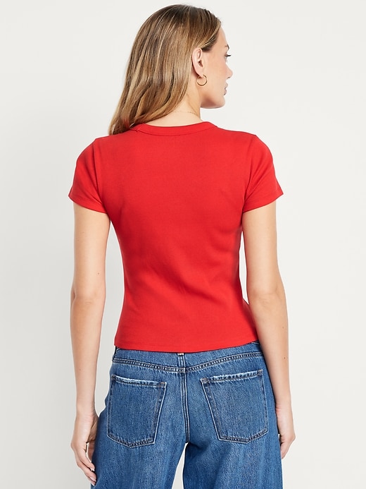 Image number 2 showing, Snug Crop T-Shirt