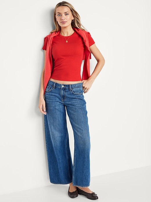 Image number 3 showing, Snug Crop T-Shirt
