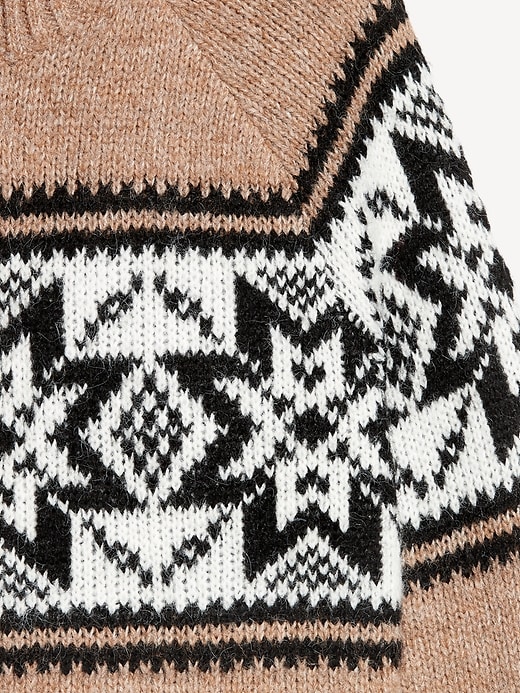 L'image numéro 6 présente Cardigan à col montant en mélange de laine