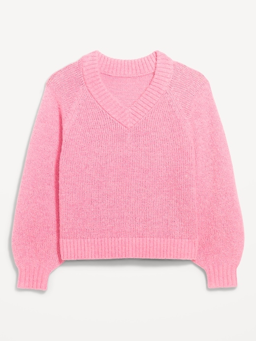 Image number 4 showing, Cozy Cropped V-Neck Sweater