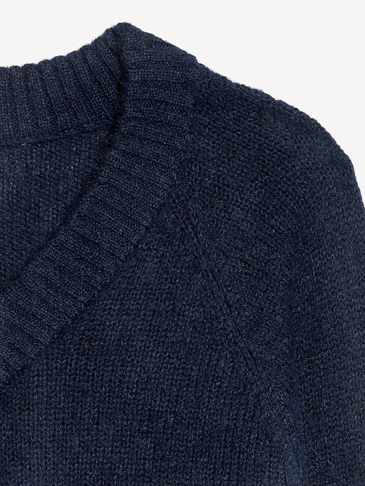 Image number 5 showing, Cozy Cropped V-Neck Sweater