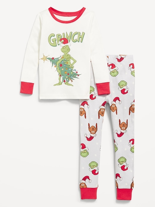 Image number 1 showing, Dr. Seuss™ Grinch Snug-Fit Pajama Set for Toddler & Baby