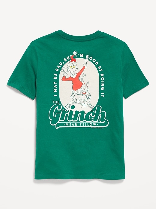 Image number 2 showing, Dr. Seuss™ "Grinch" Gender-Neutral Graphic T-Shirt for Kids