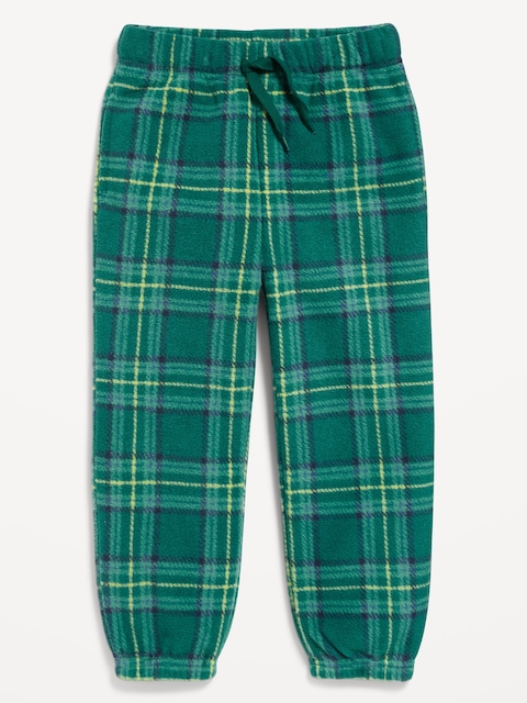 Printed Microfleece Joggers for Toddler Boys - Botanica