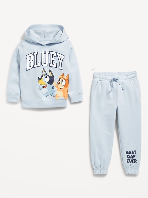 Image number 3 showing, Bluey™ Unisex Hoodie and Jogger Sweatpants Set for Toddler