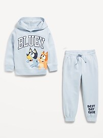 Image number 3 showing, Bluey™ Unisex Hoodie and Jogger Sweatpants Set for Toddler