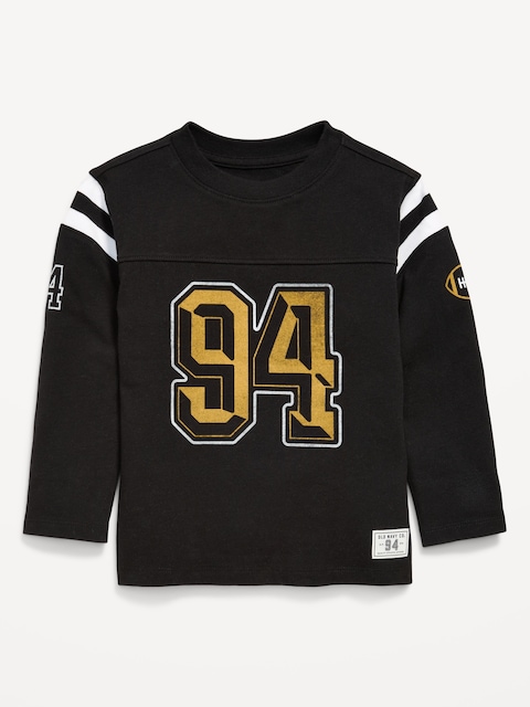 Oversized Football Graphic T-Shirt for Toddler Boys