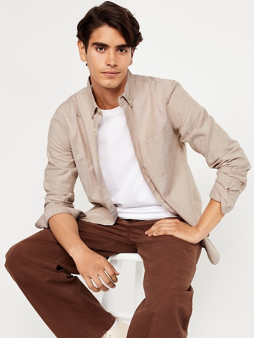 L'image numéro 3 présente Chemise Oxford passe-partout coupe classique