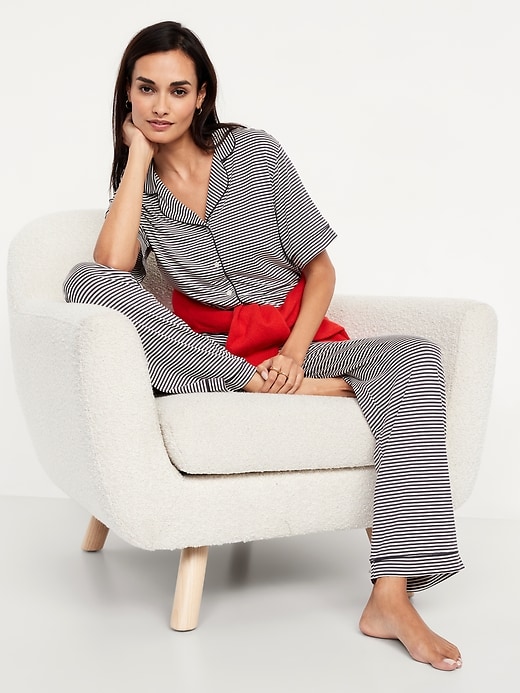 Image number 3 showing, Classic Jersey Pajama Pant Set