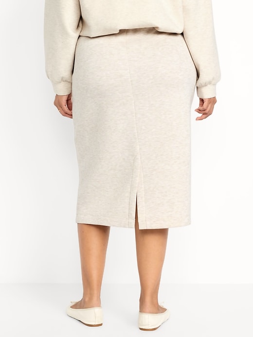 Image number 7 showing, Extra High-Waisted Bounce Fleece Midi Skirt