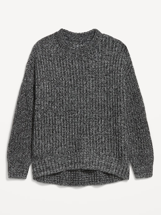 Image number 5 showing, Shaker-Stitch Crew-Neck Tunic Sweater