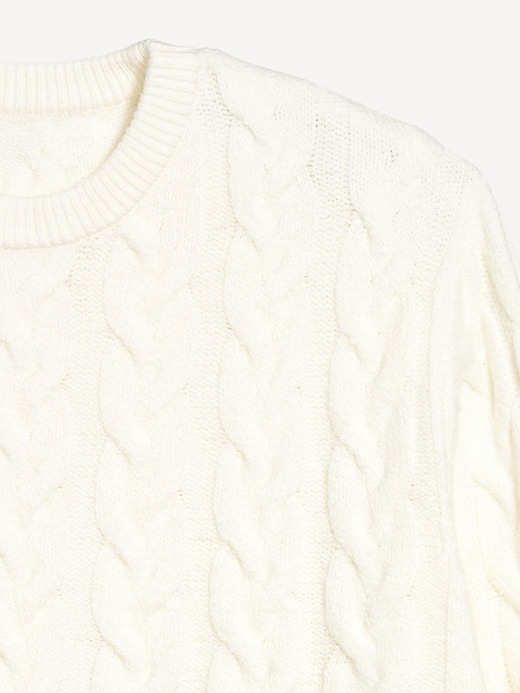Image number 5 showing, SoSoft Crew-Neck Cable-Knit Sweater