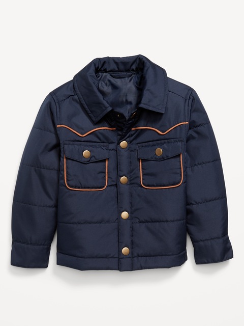 Button-Front Western Jacket for Toddler Boys