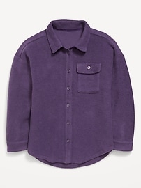 Image number 1 showing, Cozy Oversized Shacket for Girls