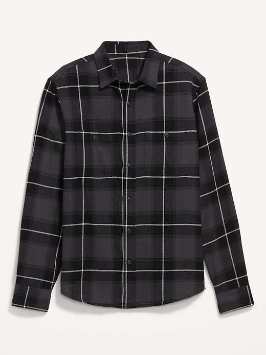 L'image numéro 4 présente Chemise en flanelle à poche