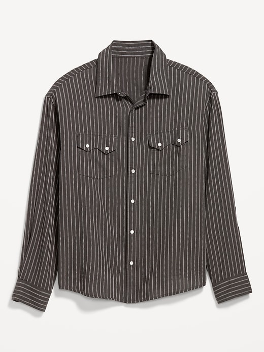 Image number 4 showing, Textured Western Pocket Shirt