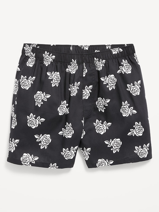 L'image numéro 1 présente Short boxeur à motif, entrejambe de 9,5 cm