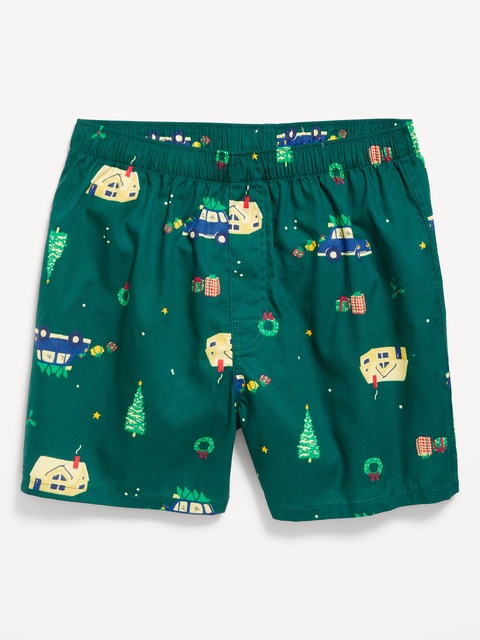 Short boxeur à motif, entrejambe de 9,5 cm