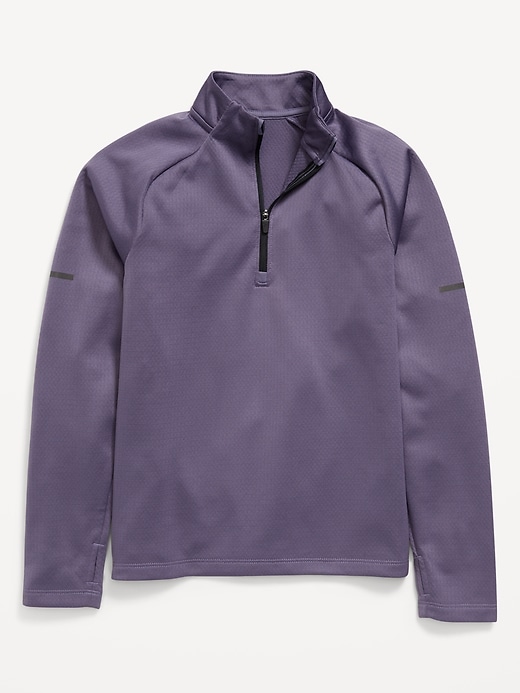 Image number 4 showing, Go-Dry Quarter-Zip Soccer Pullover for Boys