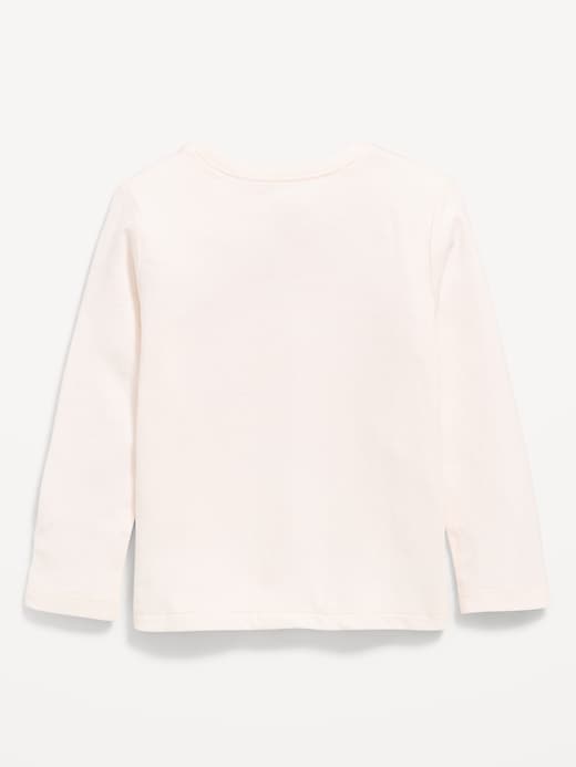 Image number 2 showing, Long-Sleeve Graphic T-Shirt for Toddler Girls