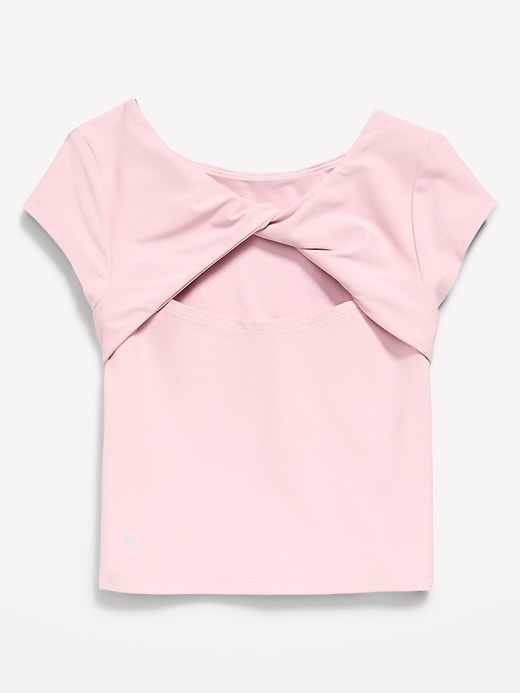 Image number 3 showing, PowerSoft Fitted Twist Back Top for Girls