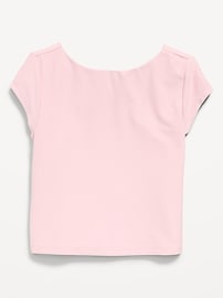 Image number 1 showing, PowerSoft Fitted Twist Back Top for Girls