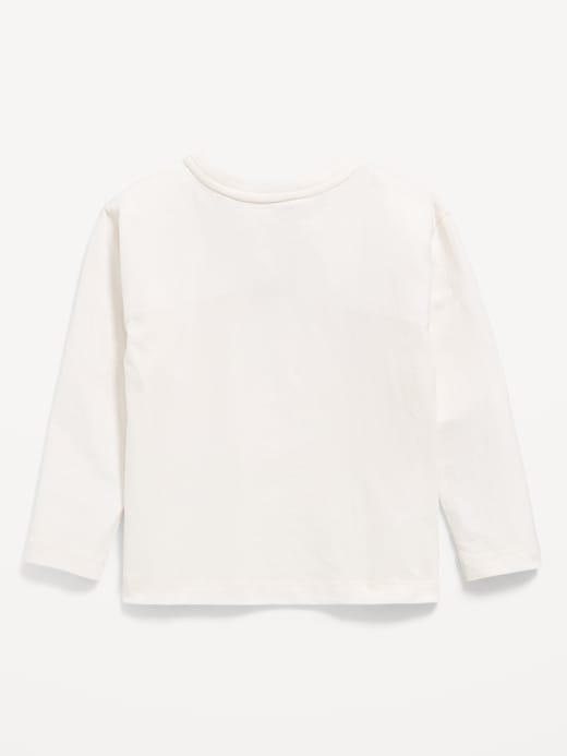 L'image numéro 2 présente T-shirt à manches longues et à imprimé des Fêtes pour toute-petite fille